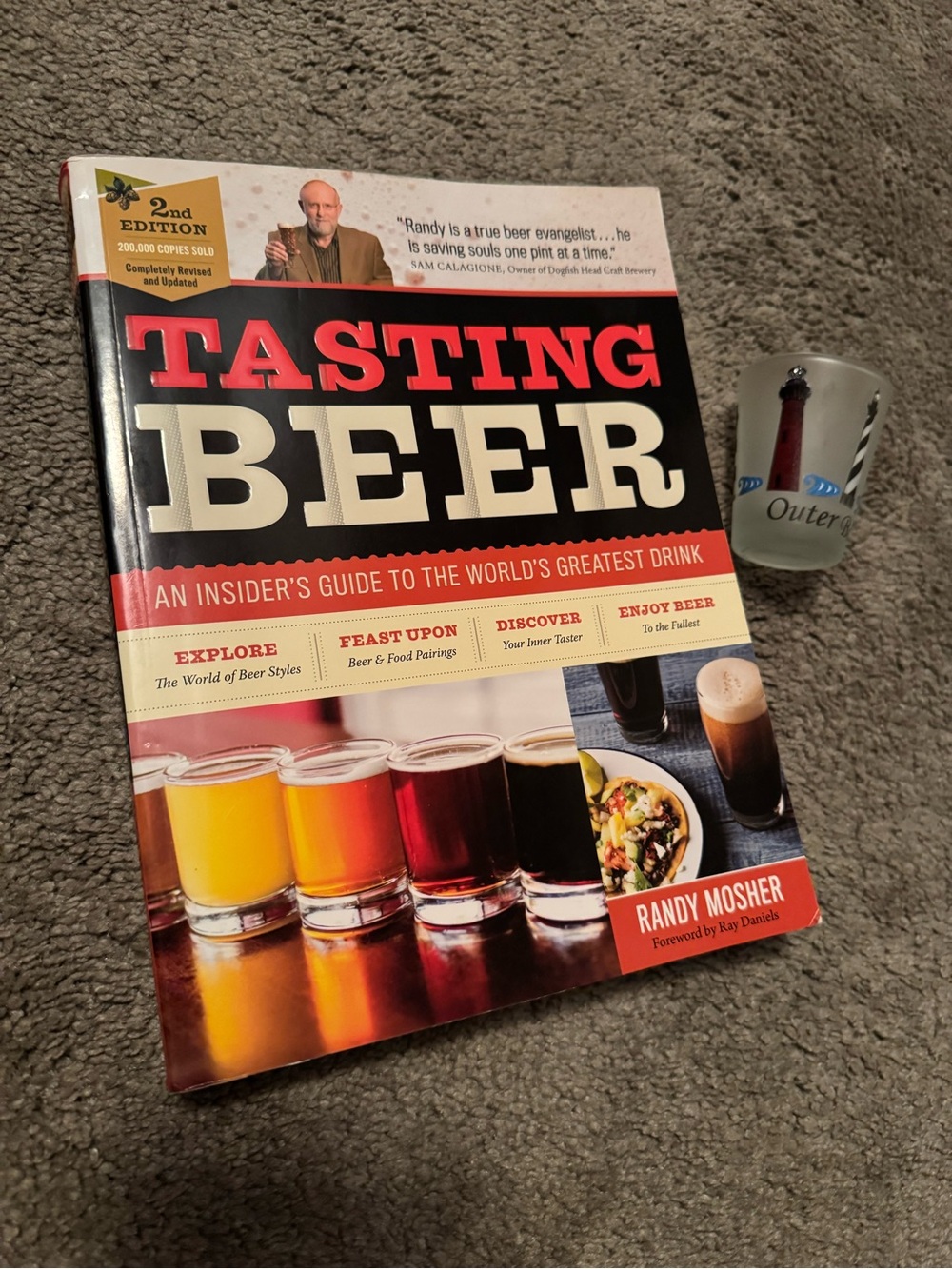 Tasting Beer Book by Randy Mosher - Red & Black Cover
